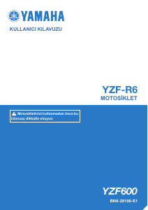 Kullanım kılavuzu Yamaha YZF-R6 (2018) Motosiklet