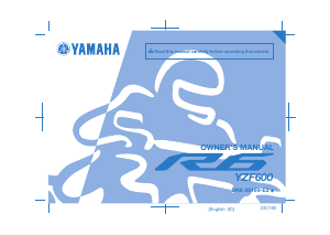 Manual Yamaha YZF-R6 (2019) Motorcycle