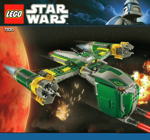 Manual Lego set 7930 Star Wars Bounty hunter assault gunship