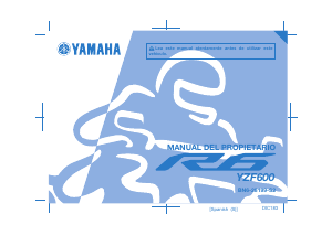 Manual de uso Yamaha YZF-R6 (2019) Motocicleta