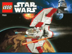 Manual Lego set 7931 Star Wars T-6 Jedi shuttle