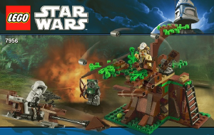 Manual de uso Lego set 7956 Star Wars Ewok attack