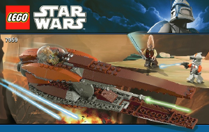 Bedienungsanleitung Lego set 7959 Star Wars Geonosian Starfighter
