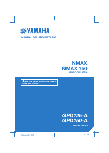 Manual de uso Yamaha NMax 125 (2018) Scooter