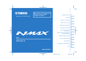 Mode d’emploi Yamaha NMax 125 (2021) Scooter