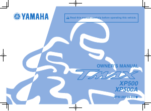 Handleiding Yamaha TMax (2015) Scooter