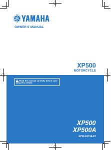 Manual Yamaha TMax (2016) Scooter