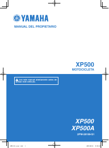 Manual de uso Yamaha TMax (2016) Scooter