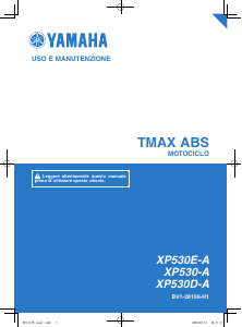 Manuale Yamaha TMax (2018) Scooter
