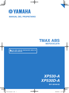 Manual de uso Yamaha TMax (2019) Scooter