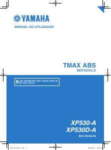 Manual Yamaha TMax (2019) Motoneta