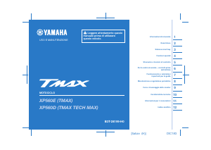 Manuale Yamaha TMax (2020) Scooter