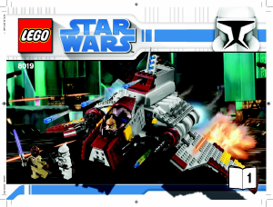 Mode d’emploi Lego set 8019 Star Wars Republic Attack Shuttle