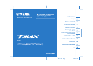 Mode d’emploi Yamaha TMax (2021) Scooter