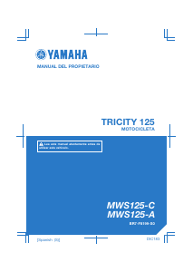 Manual de uso Yamaha Tricity (2017) Scooter