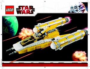 Bruksanvisning Lego set 8037 Star Wars Anakins Y-wing Starfighter