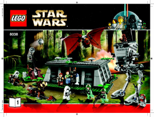 Manual de uso Lego set 8038 Star Wars La batalla de Endor