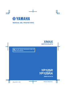 Manual de uso Yamaha X-max 125 (2016) Scooter