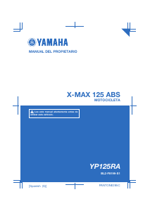 Manual de uso Yamaha X-max 125 (2018) Scooter