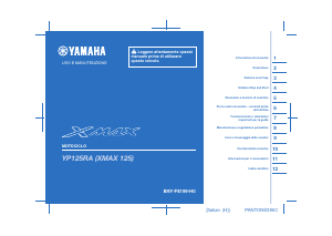 Manuale Yamaha X-max 125 (2021) Scooter