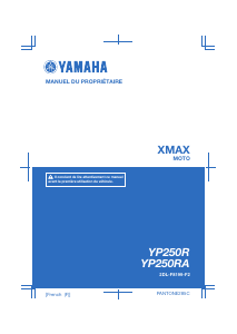 Mode d’emploi Yamaha X-max 250 (2016) Scooter