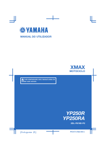 Manual Yamaha X-max 250 (2016) Motoneta