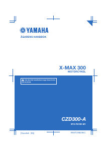 Bruksanvisning Yamaha X-max 300 (2018) Skoter