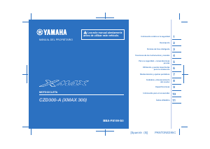 Bruksanvisning Yamaha X-max 300 (2021) Skoter