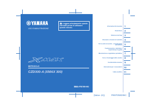 Manuale Yamaha X-max 300 (2021) Scooter