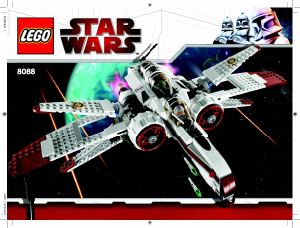 Bruksanvisning Lego set 8088 Star Wars ARC-170 Starfighter