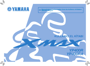 Kullanım kılavuzu Yamaha X-max 400 (2013) Skuter