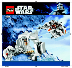 Manual de uso Lego set 8089 Star Wars Hoth wampa cave