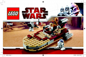 Manual Lego set 8092 Star Wars Lukes landspeeder