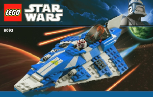 Bruksanvisning Lego set 8093 Star Wars Plo Koons Jedi Starfighter