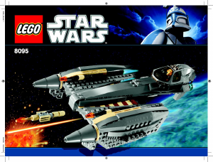 Manual de uso Lego set 8095 Star Wars General Grievous starfighter