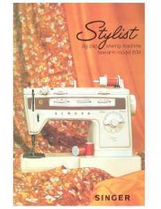 Manual Singer 834 Sewing Machine