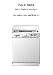 Mode d’emploi AEG FAV60850S Lave-vaisselle