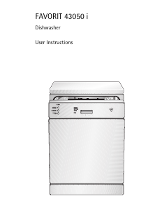 Manual AEG FAV43050ID Dishwasher