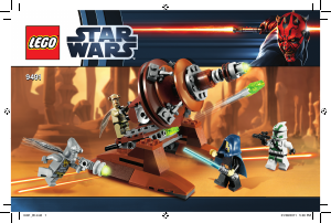 Manual de uso Lego set 9491 Star Wars Geonosian cannon