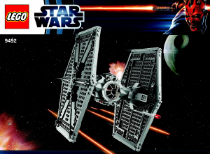 Handleiding Lego set 9492 Star Wars TIE fighter