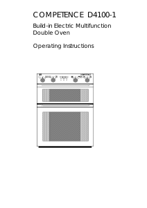 Manual AEG D4100-1WE Range