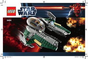 Bruksanvisning Lego set 9494 Star Wars Anakins Jedi Interceptor