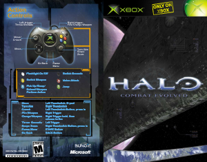 Manual Microsoft Xbox Halo - Combat Evolved