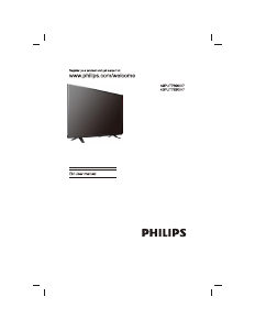 Manual Philips 49PUT7690 LED Television
