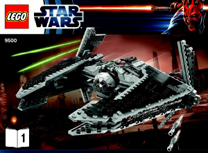 Manuale Lego set 9500 Star Wars Sith fury-class interceptor