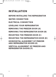 Manual Hotpoint-Ariston MSZ 826 DF/HA Fridge-Freezer