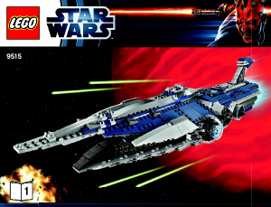 Bruksanvisning Lego set 9515 Star Wars The Malevolence