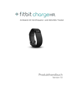 Bedienungsanleitung Fitbit Charge HR Aktivitätstracker