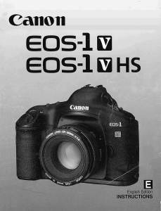Manual Canon EOS 1V Digital Camera