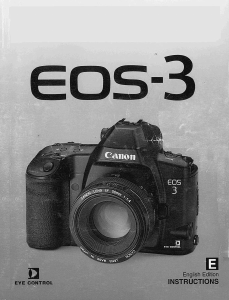 Manual Canon EOS 3 Digital Camera